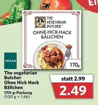 Combi The Vegetarian Butcher Ohne Hick Hack Bällchen 170g Angebot