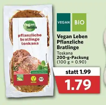 Combi Vegan Leben Pflanzliche Bratlinge 200g Angebot