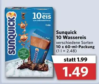 Combi Sunquick 10 Wassereis 10x60ml Angebot