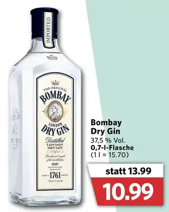 Combi Bombay Dry Gin 0,7L Angebot