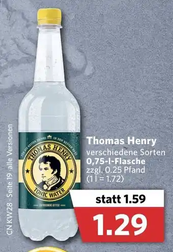 Combi Thomas Henry 0,75L Angebot