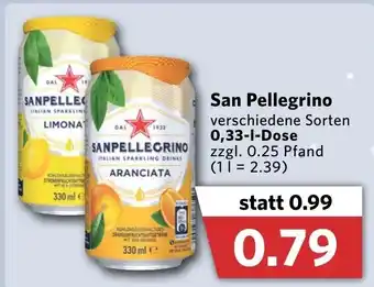 Combi San Pellegrino 0,33L Angebot