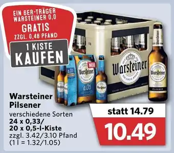 Combi Warsteiner Pilsener 24x0,33/20x0,5L Angebot