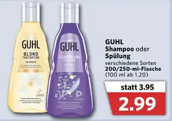 Combi Guhl Shampoo oder Spülung 200/250ml Angebot