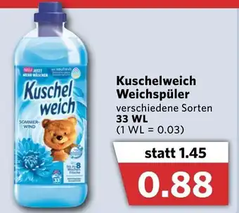 Combi Kuschelweich Weichspüler 33WL Angebot