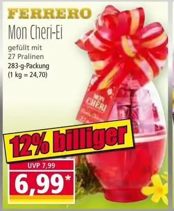 Norma Ferrero Mon Cheri Ei 283g Angebot