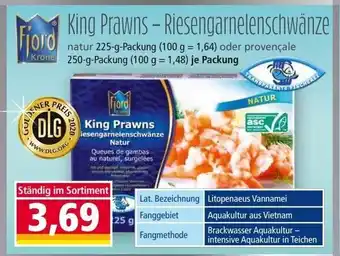 Norma King Prawns Riesengarnelenschwänze 225g Angebot