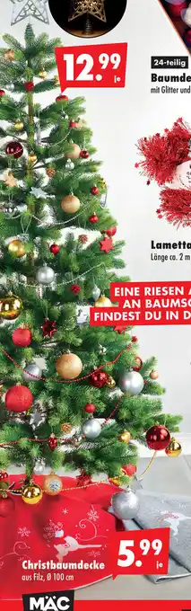 Mäc Geiz Christbaumdecke 100cm Angebot