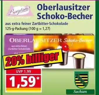 Norma Oberlausitzer Schoko Becher 125g Angebot