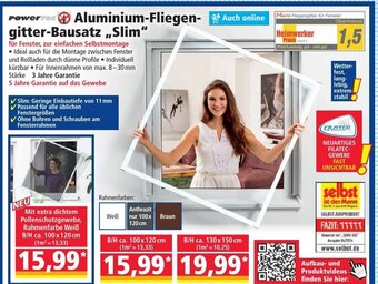 Norma Aluminium  Fliegengitter Bausatz Slim Angebot