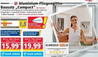 Norma Aluminium  Fliegengitter Bausatz Compact Angebot