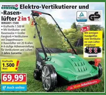 Norma Elektro Vertikutierer und Rasenlüfter 2in1 Angebot