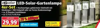 Norma LED Solar Gartenlampe 4er Set Angebot