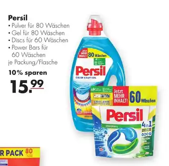 Handelshof PERSIL Pulver, Gel, Discs o. Power Bars 80/80/60/60WA Angebot