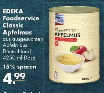 Handelshof Edeka Foodservice Classic Apfelmus 4250 ml Angebot