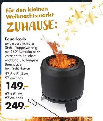 Handelshof Feuerkorb 52,5*51,5 cm, 57 cm hach Angebot