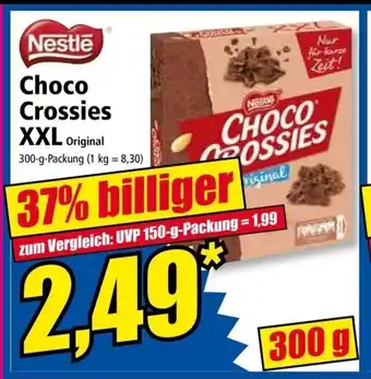 Norma Nestle Choco Crossies XXL 300g Angebot