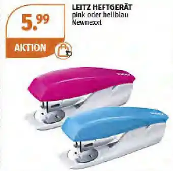 Müller Leitz Heftgerät pink oder hellblau Angebot