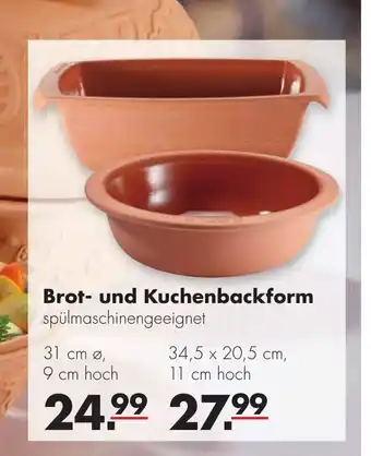 Handelshof Romertopf Kuchenbaskform 34,5*20,5 cm, 11 cm hoch Angebot