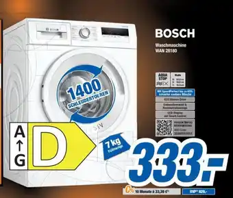 Expert Bening Bosch Waschmaschine l WAN 28180 Angebot