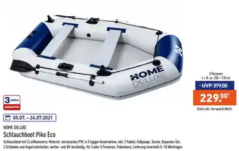 Aldi Nord Home Deluxe Schlauchboot Pike Eco Angebot