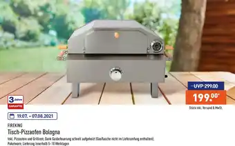 Aldi Nord Fireking Tisch-Pizzaofen Bologna Angebot