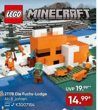 Galeria Lego minecraft 21178 die fuchs-lodge Angebot