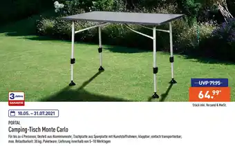 Aldi Nord Portal Camping Tisch Monte Carlo Angebot