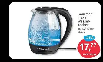 Budni Gourmetmaxx wasserkocher Angebot