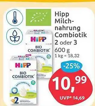 Budni Hipp milchnahrung combiotik 2 oder 3 Angebot