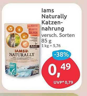 Budni Iams naturally katzennahrung Angebot