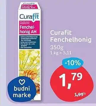 Budni Curafit fenchelhonig Angebot