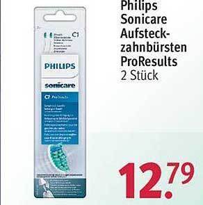 Rossmann Philips sonicare aufsteckzahnbürsten proresults Angebot