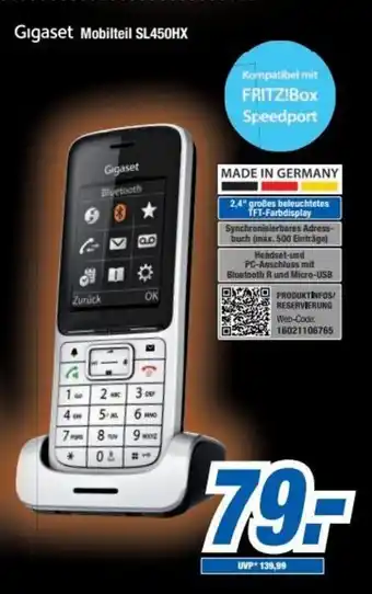 Expert Bening Gigaset Mobilteil SL450HX Angebot