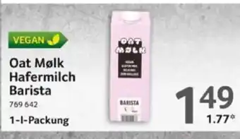 Selgros Oat Molk Hafer-Milch Barista 1L Angebot