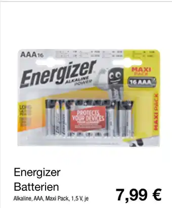 KiK Energizer batterien Angebot