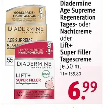 Rossmann Diadermine gesichtspflege Angebot