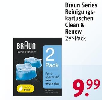 Rossmann Braun reinigungskartuschen Angebot