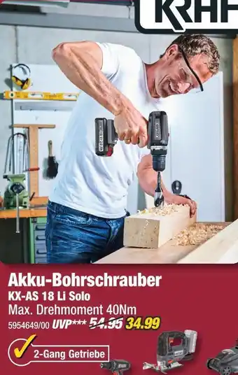 Poco Kraftixx akku-bohrschrauber Angebot