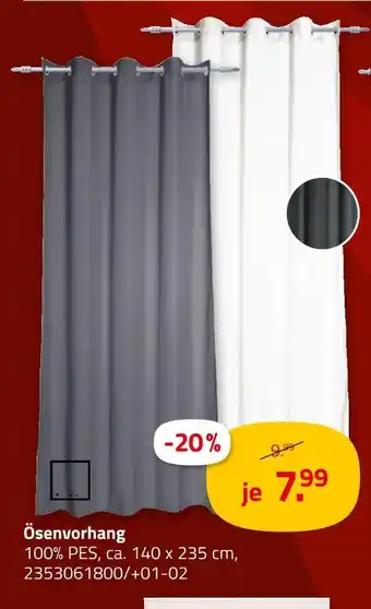 ROLLER Ösenvorhang Angebot