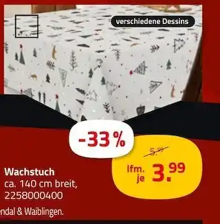 ROLLER Wachstuch Angebot