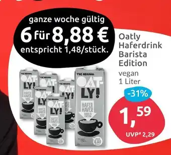 Budni Oatly haferdrink barista edition Angebot