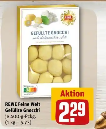 REWE Rewe feine welt gefüllte gnocchi Angebot