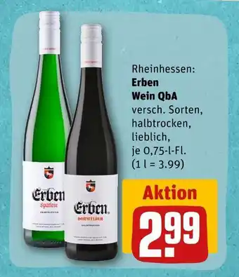 REWE Erben wein qba Angebot