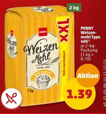 PENNY Penny weizenmehl type 405 Angebot