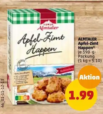 PENNY Almtaler apfel-zimt happen Angebot