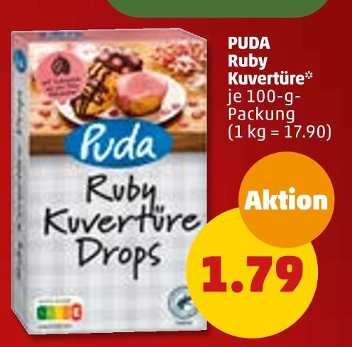 Puda ruby kuvertüre Angebot bei PENNY