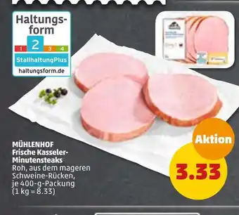 PENNY Mühlenhof frische kasseler-minutensteaks Angebot