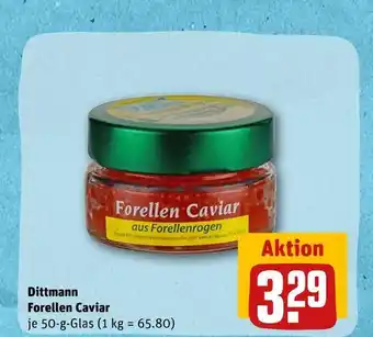 REWE Dittmann forellen caviar Angebot