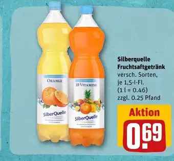 REWE Silberquelle fruchtsaftgetränk Angebot